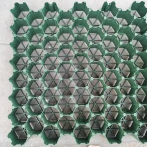 Green plastic grass lawn honeycomb gravel stabilizer driveway paving grid